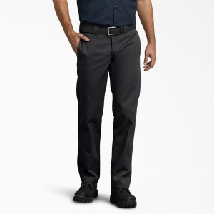 Black Dickies 873 Slim Fit Men's Work Pants | 910-SXLBVP