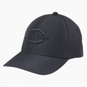 Black Dickies FLEX Cooling Men's Cap | 562-FWZCVN