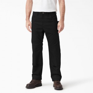 Black Dickies FLEX DuraTech Relaxed Fit Duck Men's Pants | 208-TLOCIK