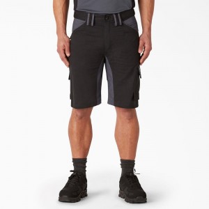 Black Dickies FLEX Performance Workwear GDT Cargo Men's Shorts | 658-QIPREL