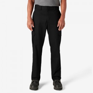 Black Dickies FLEX Regular Fit Men's Cargo Pants | 932-GXBMZN