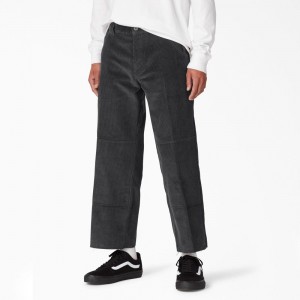 Black Dickies Franky Villani Sicko Loose Fit Corduroy Double Knee Men's Pants | 750-JDNQKX