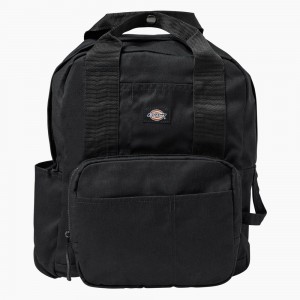 Black Dickies Lisbon Men's Backpack | 749-UCLQTE