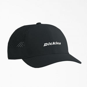 Black Dickies Low Pro Athletic Trucker Men's Hat | 187-ZVYUNL