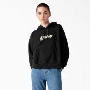 Black Dickies Mayetta Women's Hoodie | 795-JBPGIA