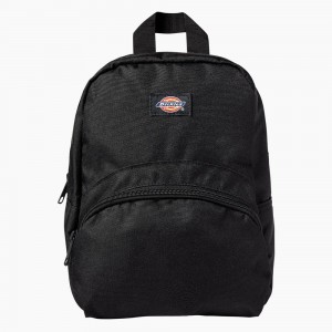 Black Dickies Mini Kids' Backpack | 740-BYIQAG