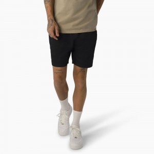 Black Dickies Pelican Rapids Relaxed Fit Men's Shorts | 349-WMQIYV