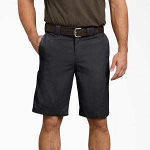 Black Dickies Relaxed Fit Work Men's Shorts | 014-ENZKDP