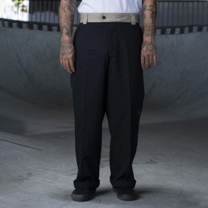 Black Dickies Ronnie Sandoval Loose Fit Double Knee Men's Pants | 738-UYJIVZ