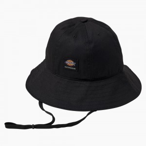 Black Dickies Skateboarding Dome Bucket Men's Hat | 382-UHOBLI