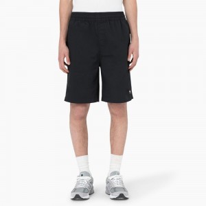 Black Dickies Skateboarding Grants Pass Relaxed Fit Men's Shorts | 198-UQFHXG