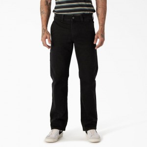 Black Dickies Skateboarding Regular Fit Utility Men's Jeans | 650-NULBCD