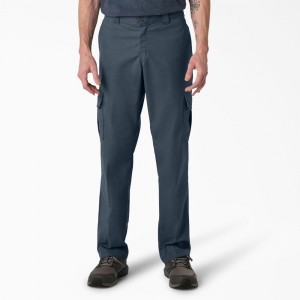 Blue Dickies FLEX Regular Fit Men's Cargo Pants | 185-FPNMQV