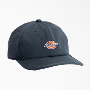 Blue Dickies Low Pro Logo Dad Men's Hat | 362-EHXKUI