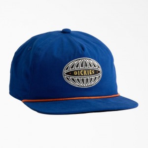 Blue Dickies Mid Pro Embroidered Men's Cap | 138-BNCRJY