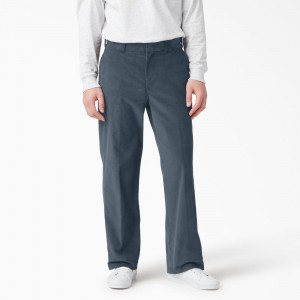 Blue Dickies Regular Fit Corduroy Men's Pants | 619-QUAFVD