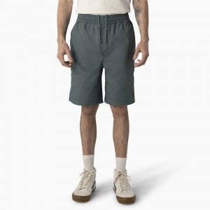 Blue Dickies Skateboarding Grants Pass Relaxed Fit Men's Shorts | 974-SXFRTA