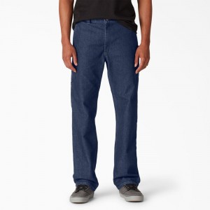 Blue Dickies Skateboarding Regular Fit Utility Men's Jeans | 930-EFTDBM