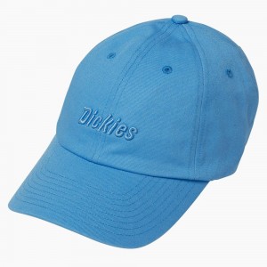 Blue Dickies Twill Men's Cap | 382-LAJWTF