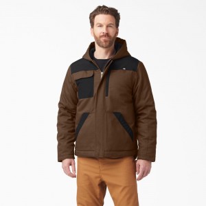 Brown Dickies DuraTech Renegade FLEX Duck Men's Jacket | 786-UPLEYV