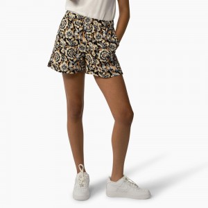 Brown Dickies Roseburg Women's Shorts | 926-VSFWZU