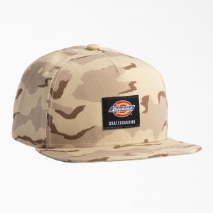 Brown Dickies Skateboarding Mid Pro Women's Cap | 896-VGCNQM