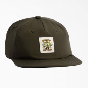 Green Dickies Athletic Men's Cap | 743-OPUSYV