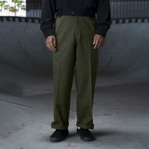 Green Dickies Ronnie Sandoval Loose Fit Double Knee Men's Pants | 601-SLAECG