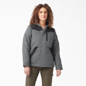 Grey Dickies DuraTech Renegade Insulated Women's Jacket | 302-VYEJBS