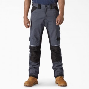 Grey Dickies FLEX Performance Workwear Regular Fit Men's Pants | 594-OBPDRT