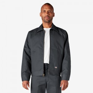 Grey Dickies Insulated Eisenhower Men's Jacket | 423-JSKITW