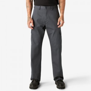 Grey Dickies Loose Fit Men's Cargo Pants | 149-CVROLH