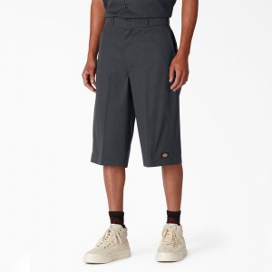 Grey Dickies Loose Fit Multi-Use Pocket Work Men's Shorts | 218-JPMWGE