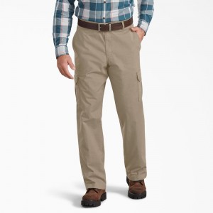 Grey Dickies Regular Fit Ripstop Men's Cargo Pants | 902-YUROBE