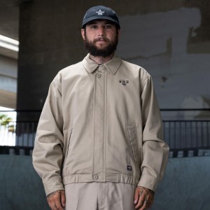 Grey Dickies Ronnie Sandoval Eisenhower Men's Jacket | 425-IKQPMO