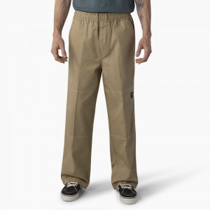 Grey Dickies Skateboarding Summit Relaxed Fit Chef Men's Pants | 654-FOWSZH