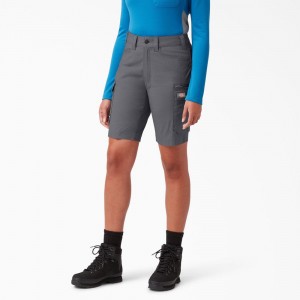 Grey Dickies Temp-iQ® 365 Women's Shorts | 162-QTXBMK