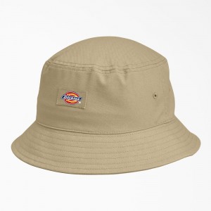 Grey Dickies Twill Bucket Men's Hat | 436-APOEHD