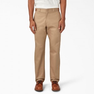 Khaki Dickies 1922 Cotton Men's Pants | 167-EAFISL