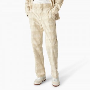 Khaki Dickies Alma Corduroy Men's Pants | 516-JLICPH