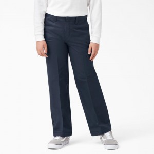 Navy Dickies Classic Fit Kids' Pants | 513-OTNWQP