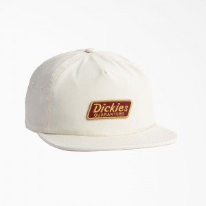 White Dickies Relaxed Low Pro Women's Cap | 759-BFPDTL