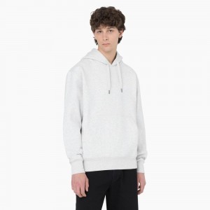 White Dickies Summerdale Men's Hoodie | 016-EFUGAN