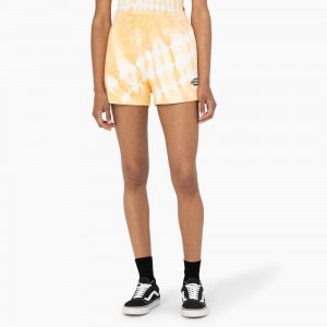 Yellow Dickies Westfir Regular Fit Women's Shorts | 629-DYJBHR