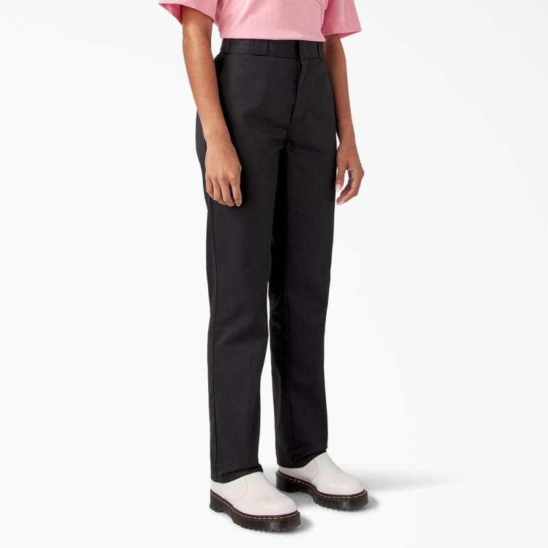 Black Dickies Breast Cancer Awareness 874® Women's Work Pants | 528-JYWIAG