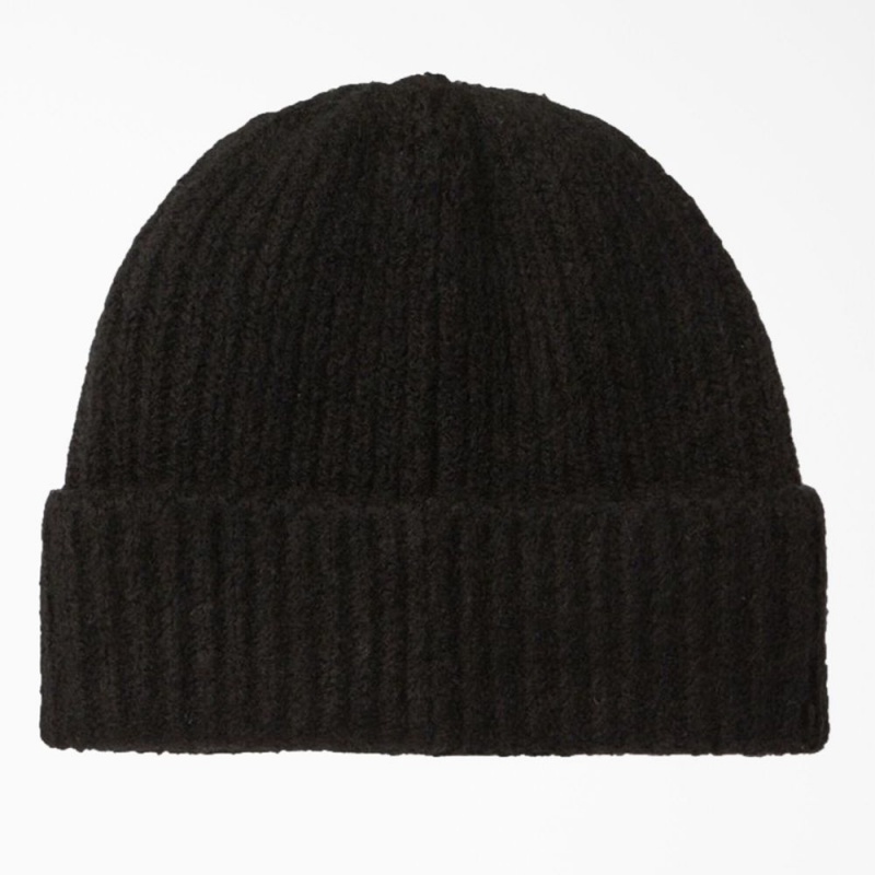 Black Dickies Brewton Men's Beanie | 241-NTMJGW