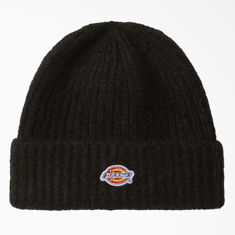 Black Dickies Brewton Men\'s Beanie | 241-NTMJGW