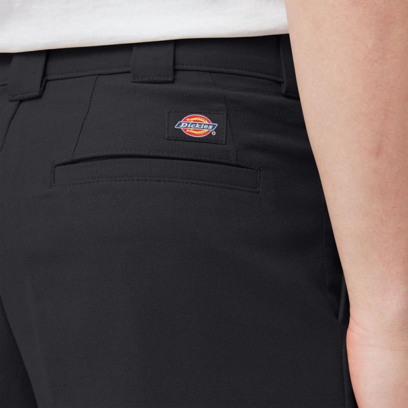 Black Dickies Chatom Regular Fit Tapered Leg Men's Pants | 380-ODXGUJ