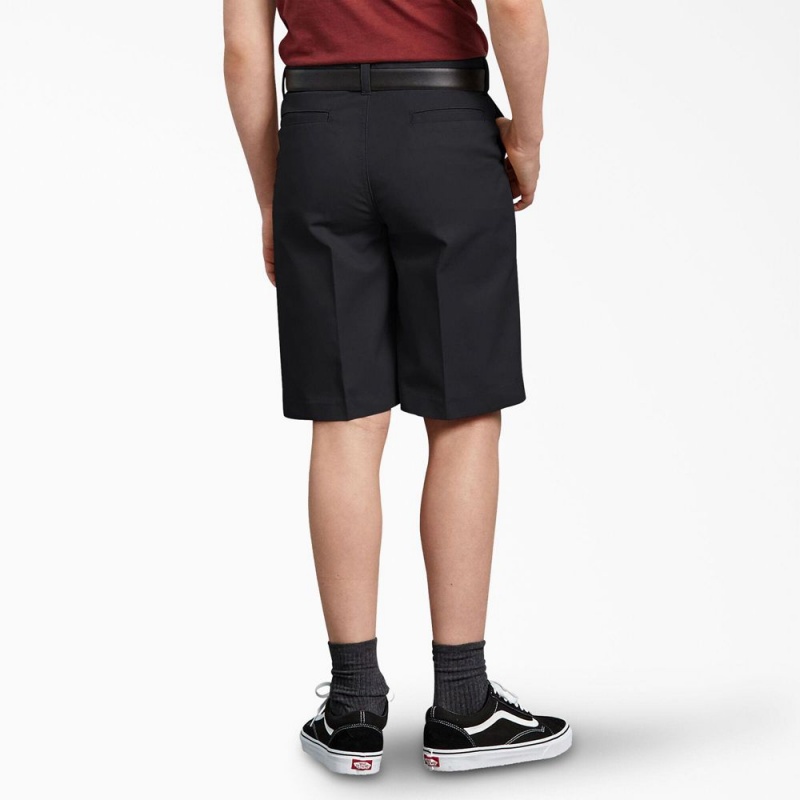 Black Dickies Classic Fit Kids' Shorts | 124-WDKYIU