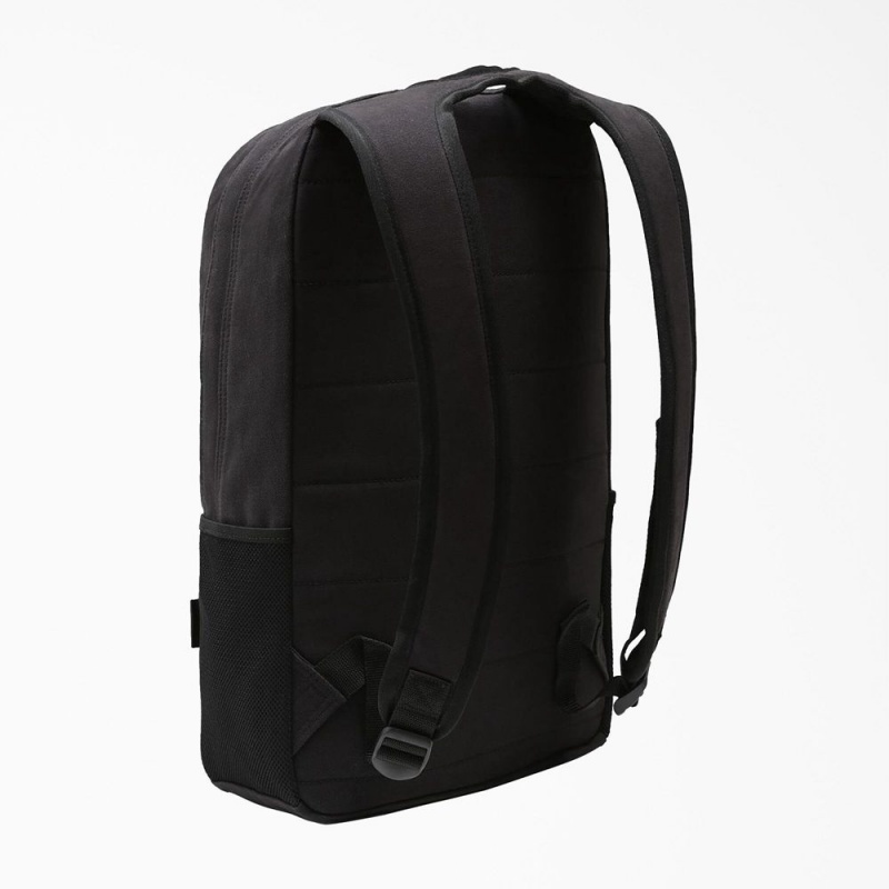 Black Dickies Duck Canvas Men's Backpack | 213-VLKOTN